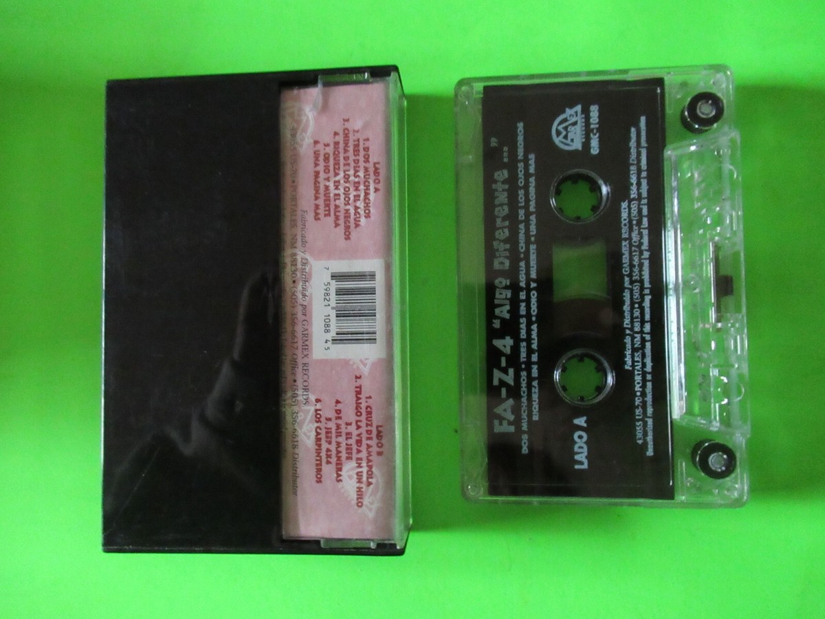 FA - Z - 4 ALGO DIFERENTE CASSETTE TAPE LATIN | eBay