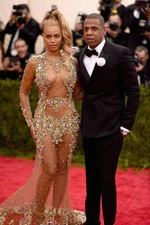 Jay Z Beyonce at the China Through The Looking Glass Costume Insti - Old Photo 1