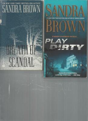 SANDRA BROWN - BREATH OF SCANDAL - A LOT OF 2 BOOKS