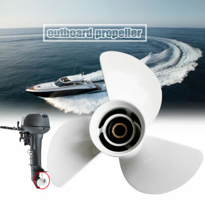 15 Spline Tooth White Marine Outboard Propeller For YAHAMA Engines 50-130HP F90