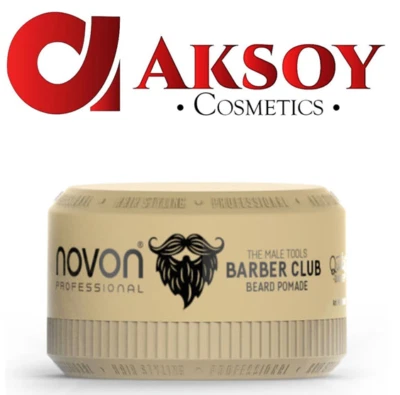 ( 178€ / L ) Novon Barber Club Beard Pomade 50ml - Bartpomade Bart Pomade