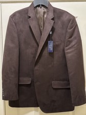 New Chaps Brown Sport Coat Blazer Jacket Men 42 Regular Retail 175 NWT