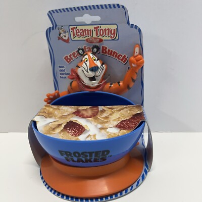 2001 Kellogg's Team Tony ~ Tony The Tiger Frosted Flakes Breakfast Collectable