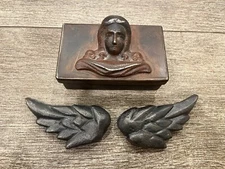 Vintage Jan barboglio Angel Box With Separate Wings 