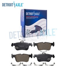 Pair Rear Ceramic Disc Brake Pads w/ Hardware for 2021-2023 Ford Mustang Mach-E