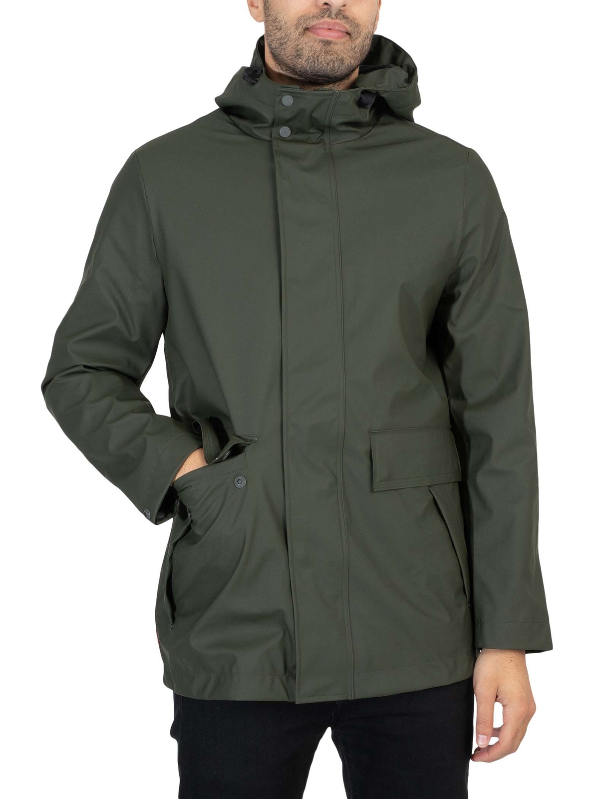 Мужская дождевик с логотипом Hunter зеленый 18190₽