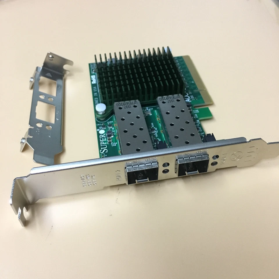 AOC-STGN-I2S SUPERMICRO REV 2.0 DUAL PORT 10 GIGABIT ETHERNET CARD - Image 3 of 4