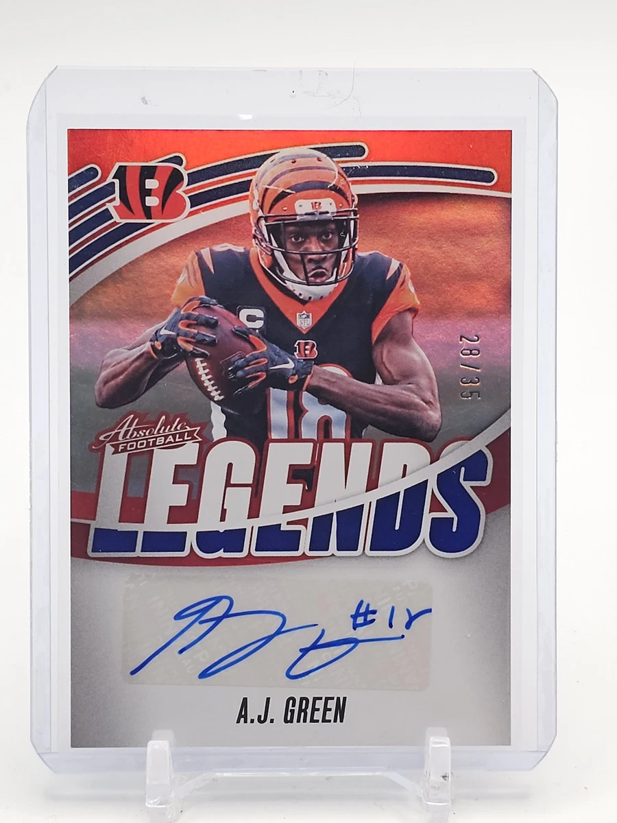 Football A.J. Green Autographed Sports Trading Card Singles for