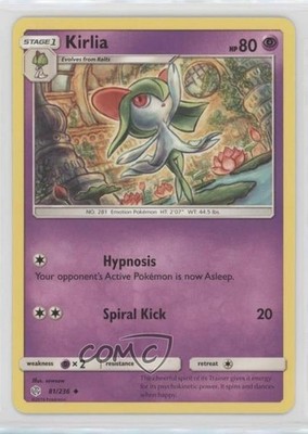Kirlia Pokémon Sun & Moon Cosmic Eclipse #81
