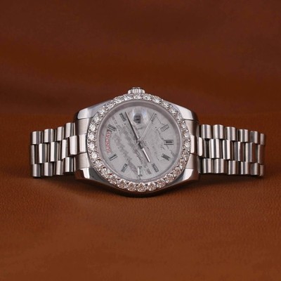 Men s VVS1 Moissanite Diamond Watch Iced Out Luxury Bling Hip Hop