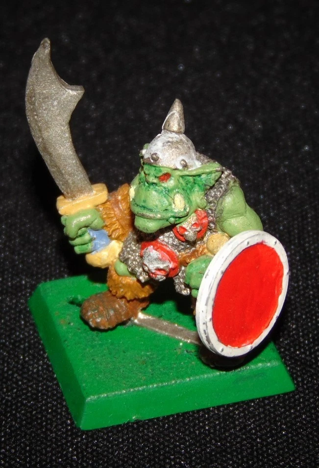 Guerrier avec épée "2" Orques / Warhammer / Métal Citadel 1992 !!!!!! - Photo 1/1