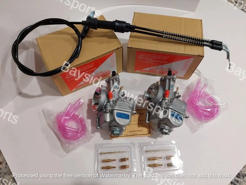 Yamaha Banshee 28mm Carburetors Carbs PWK Airstriker Dual Vent W. Power Jet Mod