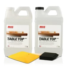 MAS Epoxies Table Top Pro Epoxy Kit, 1-Gallon, 0.5-Gal Part A  0.5-Gal Part B 