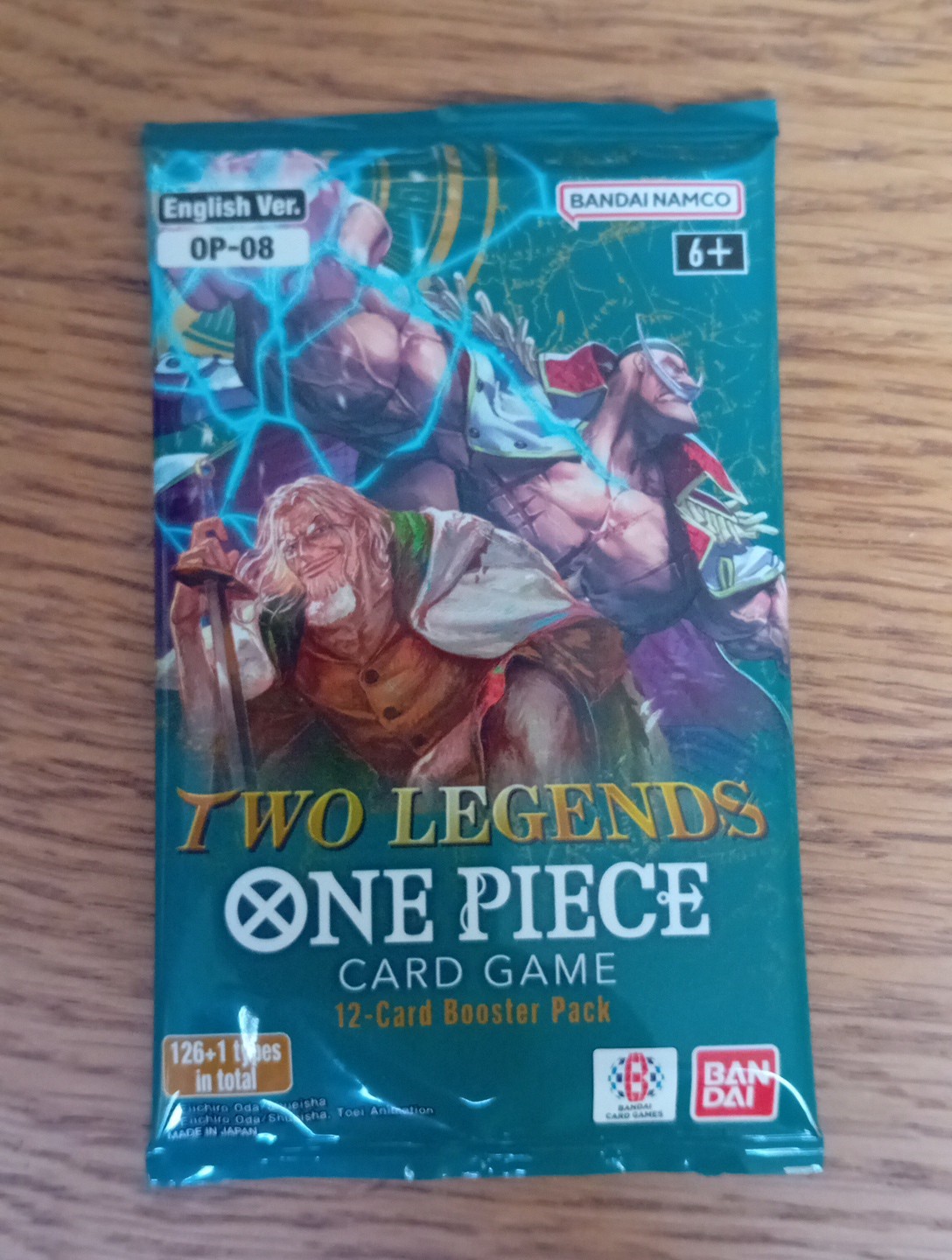 One Piece Card Game - Two Legends OP08 - 1 Booster -  Englisch