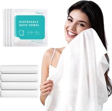 4 Pack Thickened Disposable Bath Towels 55X27...