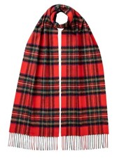 Scottish Tartan Plaid Scarf - Warm Cashmere Feel Winter Scarf, Royal Stewart