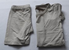 Kyte Baby Baby's Solid Short Sleeve Bamboo PJ Set WR4 Beige Size 18-24M NWT