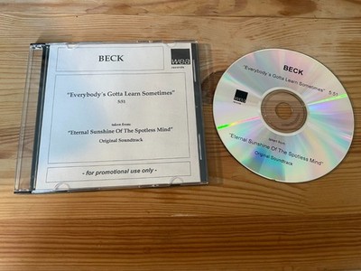 CD Pop Beck - Everybody's Gotta Learn Sometimes (1 Song) Promo WEA REC sc