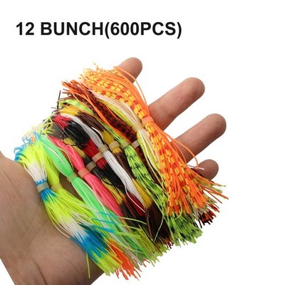 Mixed Color Silikonröcke 10/12 Bundle  Für Jig Tintenfischröcke Fliegen Binde
