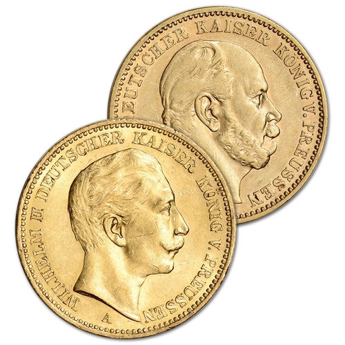 Germany Gold 20 Mark .2304 oz - Average Circulated - Random Date