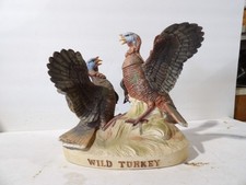 Wild Turkey Action Series 2 Fighting Wild Turkeys Decanter
