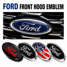 Car Hood Front Bonnet Grill Rear Trunk Emblem Badge Sticker Decal For Ford