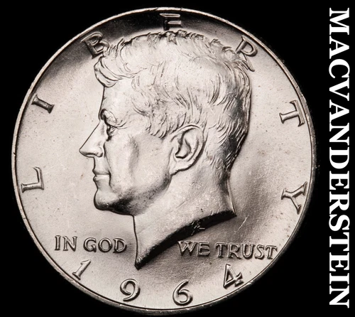 1964 Kennedy Half Dollar- Choice Gem Brilliant Uncirculated  #i3305