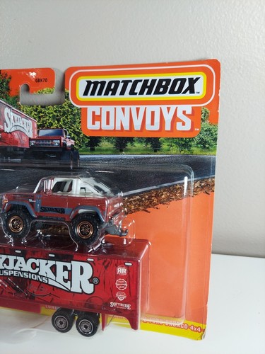 Matchbox Convoys 2021 Lonestar Cab & Box Trailer 1992 Ford Bronco 4x4 A5 - Picture 3 of 4