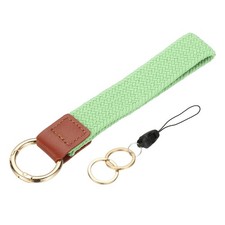 Stretchy Wristlet Keychain Lanyard for Keys Phone Wallet, Powder Green
