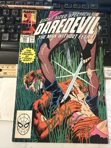 DAREDEVIL #260 1988 GIANT SIZED ISSUE TYPHOID MARY ROMITA Jr. ART MARVEL COMIC