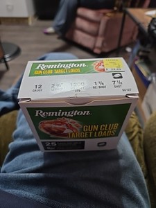 Remington Gun Club Target Loads 12ga 2 3/4" 1 1/8oz 7 1/2# Empty Ammo Box