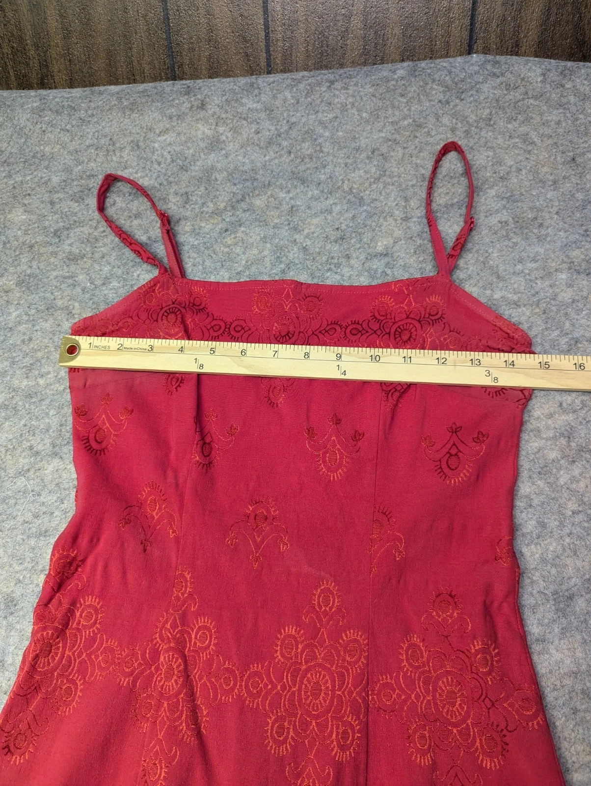 Abito body guess vintage taglia 4 rosso fantasia festa cocktail festa San Valentino
