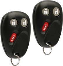 Key Fob Keyless Entry Remote fits 2003-2006 Chevy Tahoe Suburban 2-Pack Black