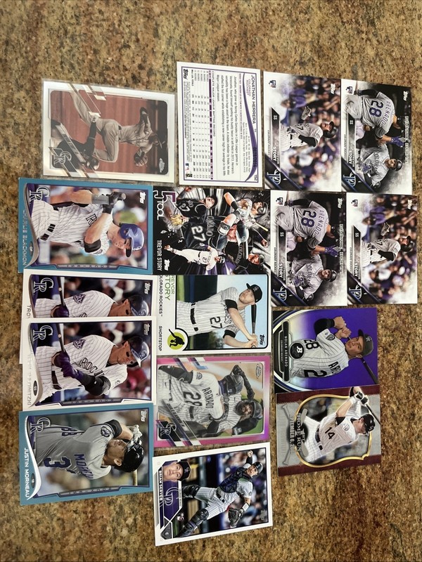 Colorado Rockies Lot, 117 Retro Base, 40 Current Base, 16 Rookies And Inserts