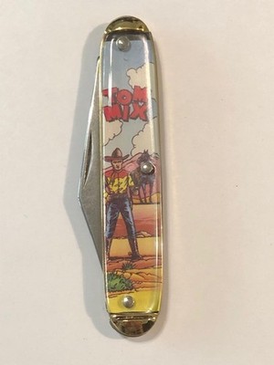 Tom Mix Pocket Knife New In Box Novelty Knife Co USA