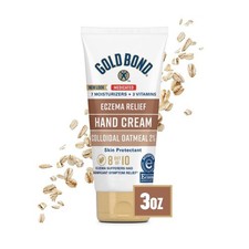 3 pack Gold Bond Medicated Eczema Relief Skin Protectant Hand Cream, 3 oz