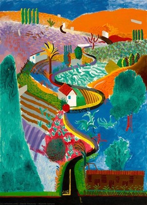 David Hockney: Nichols Canyon Rd. : Archival Quality Fine Art Print