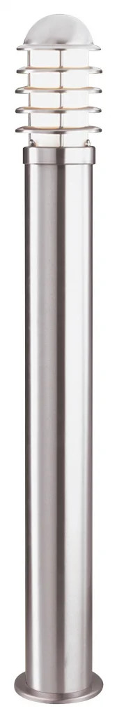 Outdoor Light Silver Louvre Post IP44 Satin 900mm Domed Cap Searchlight 052-900