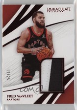 2020-21 Panini Immaculate Remarkable Jerseys Red 12/25 Fred VanVleet #RJ-FVV uk2