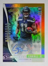 2019 Absolute Rookie Orange Spectrum Signatures 12/35 Gary Jennings Jr Auto