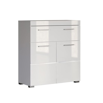 Trendteam Smart Living Amanda Badezimmerschrank, Weiß 73 x 79 x 103 cm