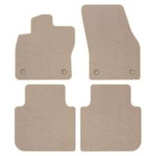 Velours Fußmatten für Skoda Kodiaq I Bj. 2017 - 2024 Neu Automatten BEIGE ALPS