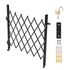 Uimoso Single Folding Security Gate Lockable Scissor Gate 43.31 x 51.57 in (WxH)