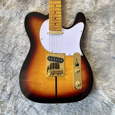 US Warehouse TL yellow solid-body electricguitar gold hardware maple fingerboard