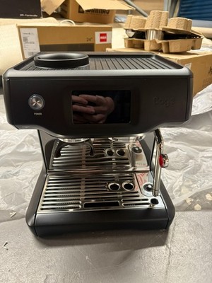 Sage Barista Touch Kaffeemaschine Bohne zu Tasse Schwarz Trüffel SES880BTR