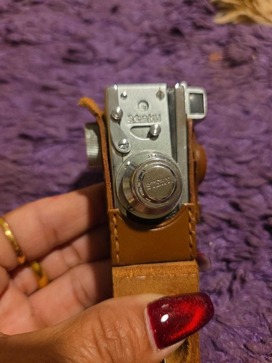 Vintage STEKY Model lII 16mm Sub-Miniature Camera w/Case