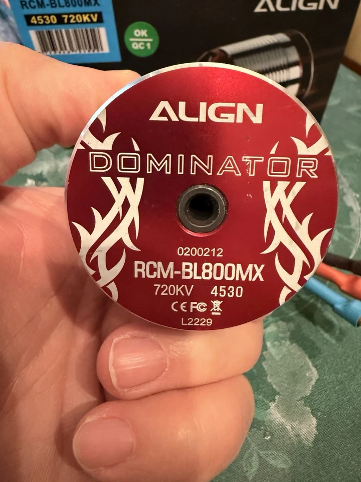 Align Brushless Heli-Motor RCM-BL800MX - Bild 3 von 4