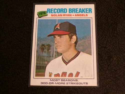 1977 Topps #234 NOLAN RYAN card! ANGELS! HOF!