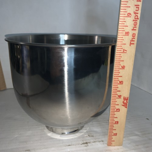 Unbranded Stainless Steel Mixer Mixing Work Bowl Replacement / Spare Part 7.5” - Picture 12 of 17