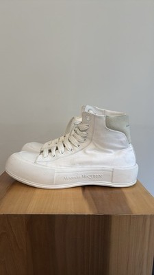 Alexander McQueen Deck Plimsoll High White